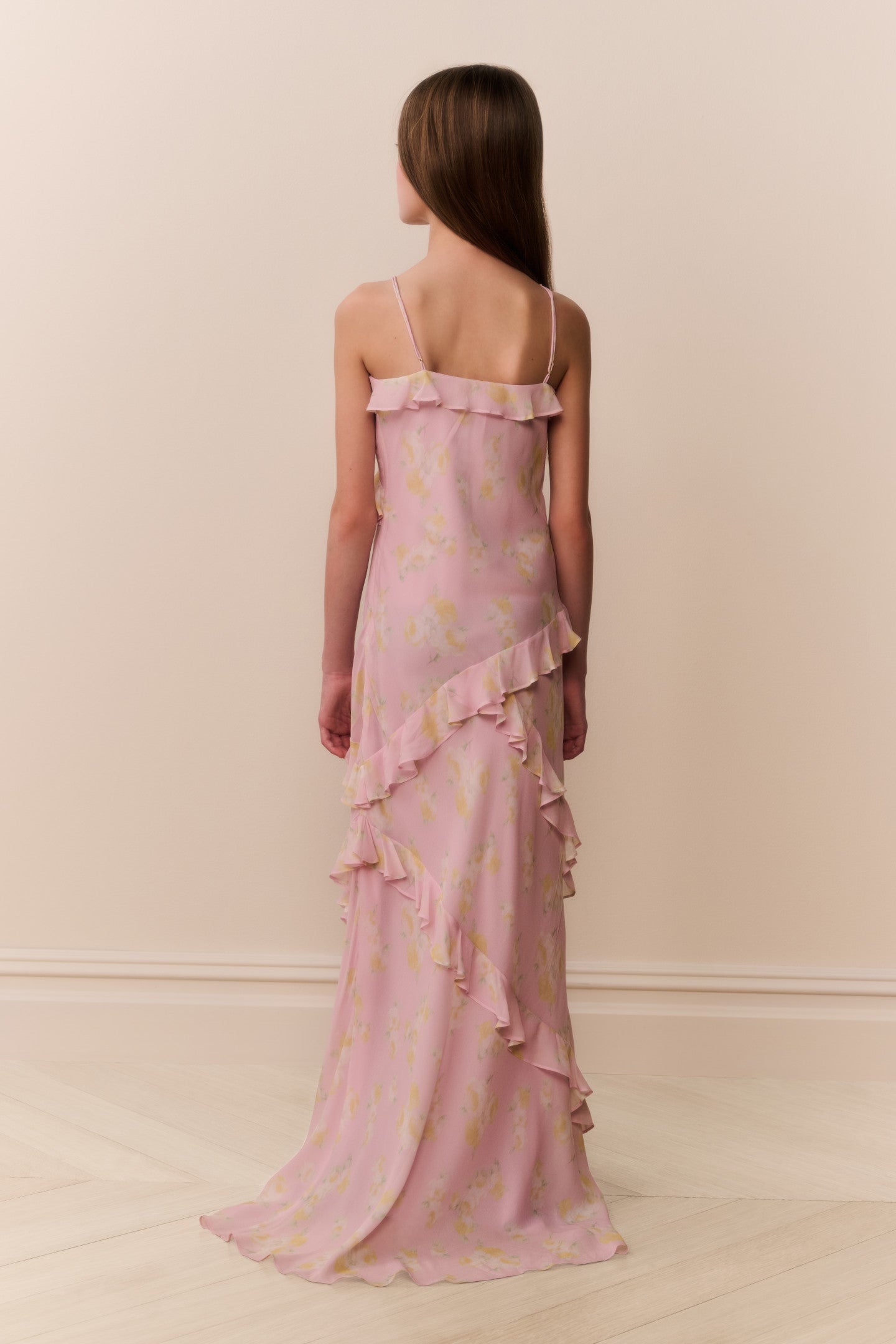 Tween Rialto Floral Chiffon Dress
