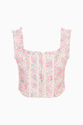 Re-Edition Georgie Floral Cotton Bustier