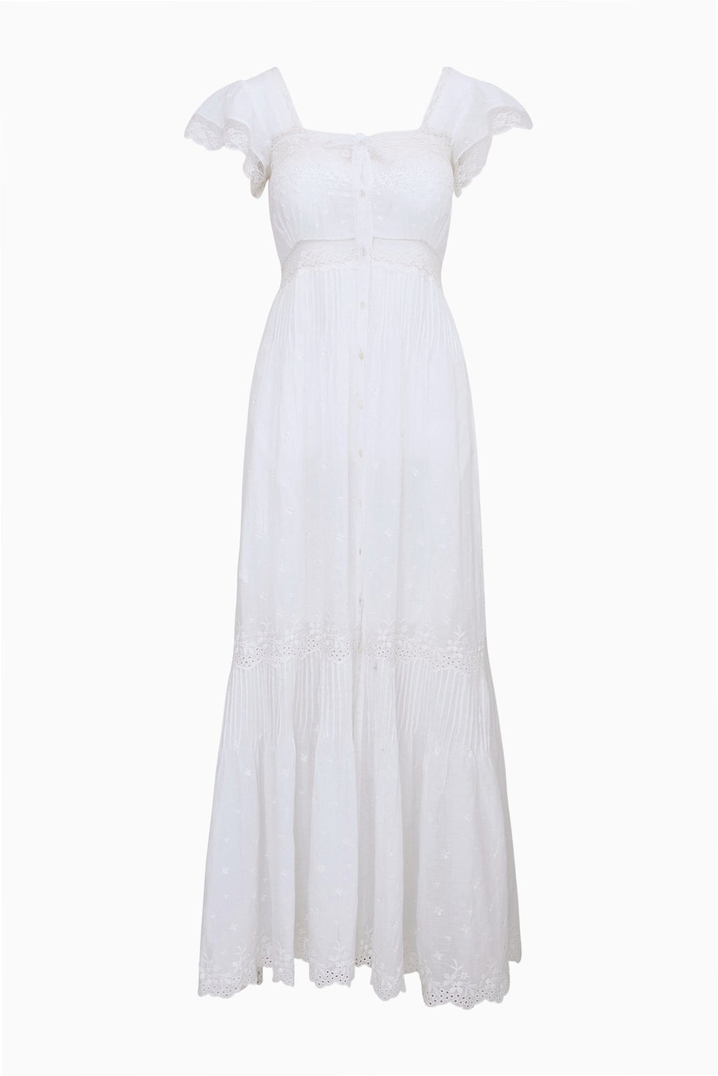 Georgine Cotton Lace Maxi Dress