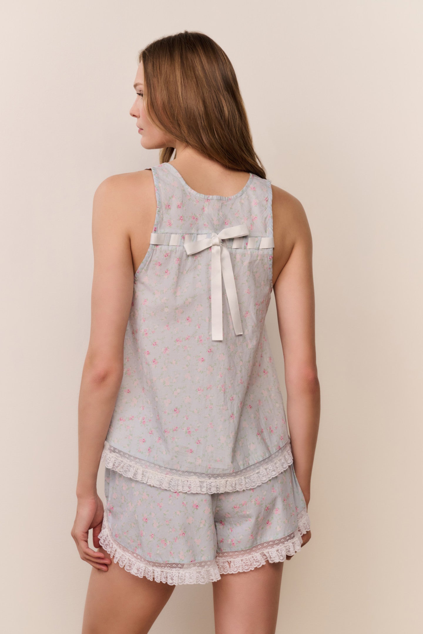 Glisten PJ Short Set - WILDFLOWER BLUE