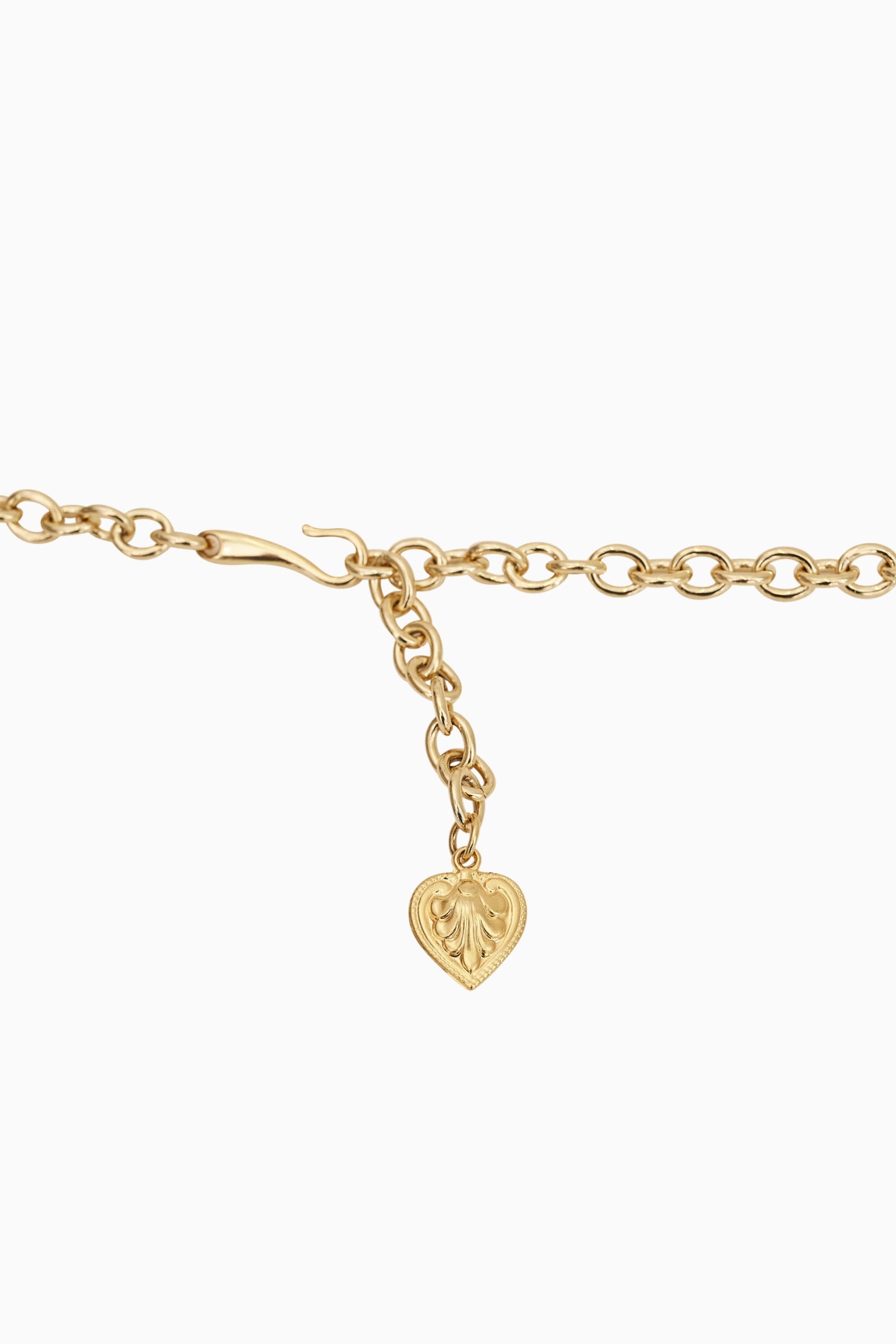 Streets Ahead Gold Chain Heart Belt