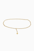Streets Ahead Gold Chain Heart Belt