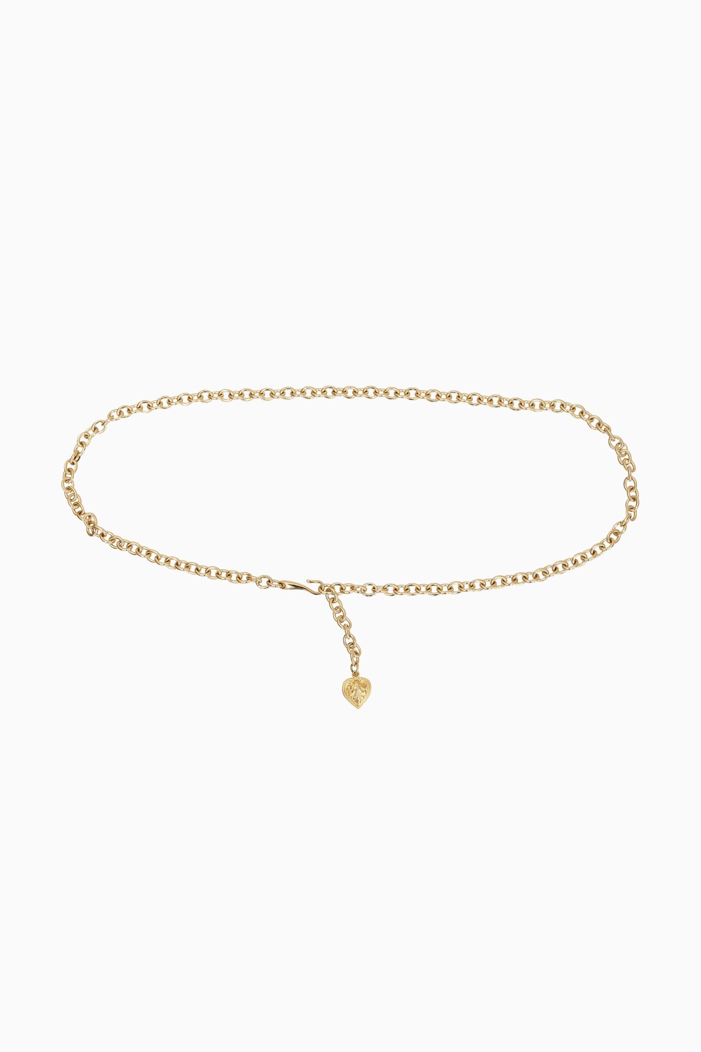 Streets Ahead Gold Chain Heart Belt