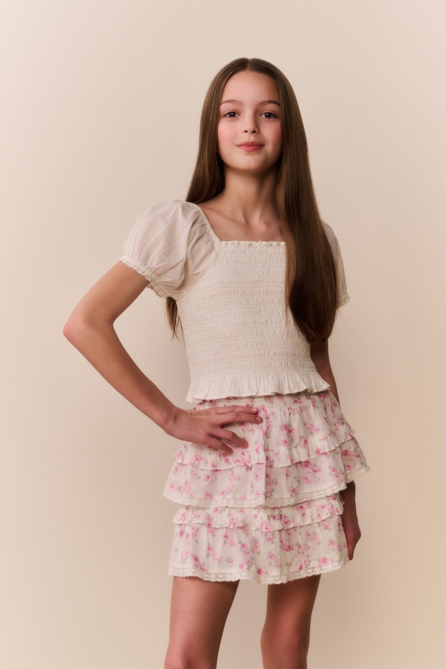 Tween Floral Blooms Billie Skirt