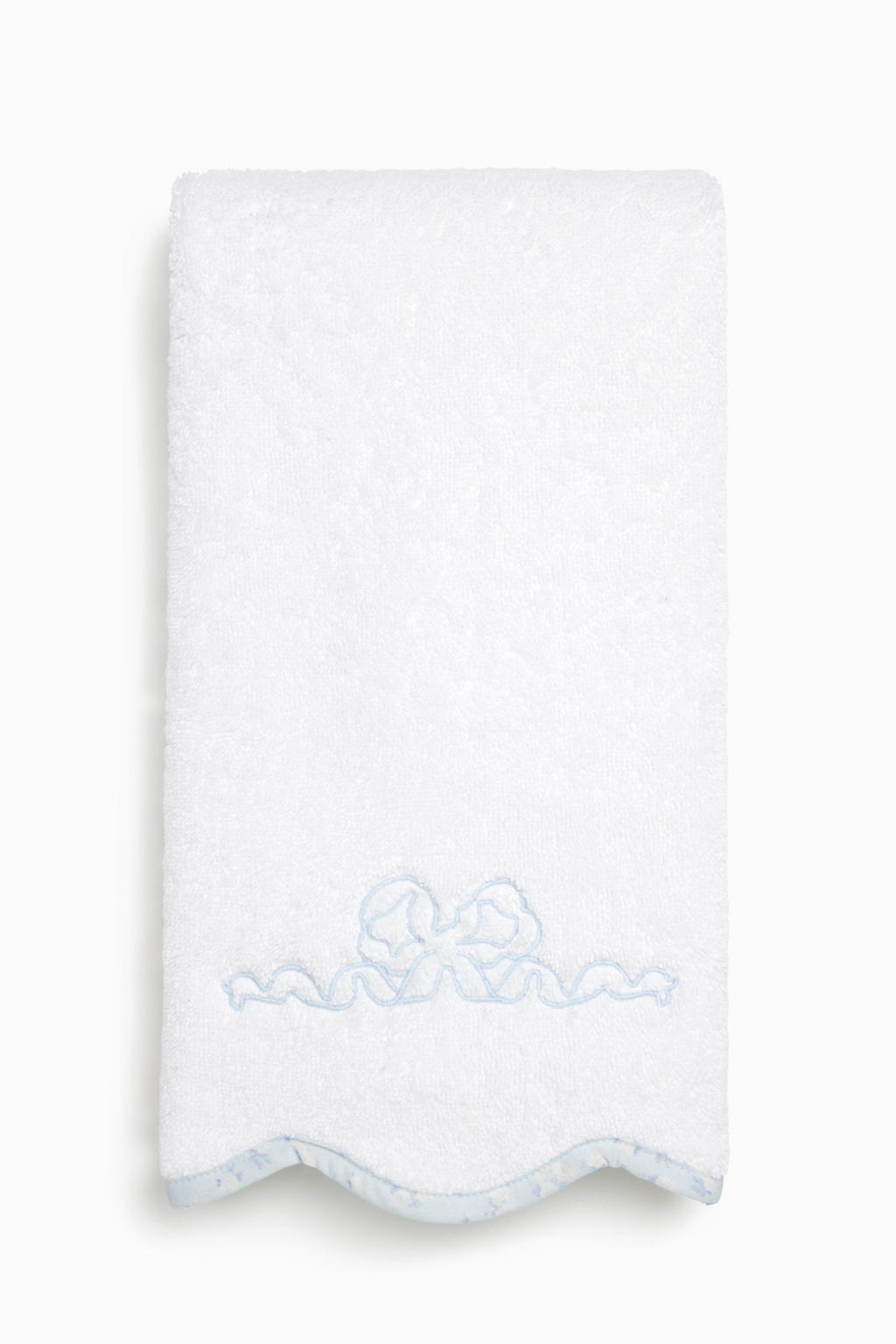 Bow-Embroidered Hand Towel