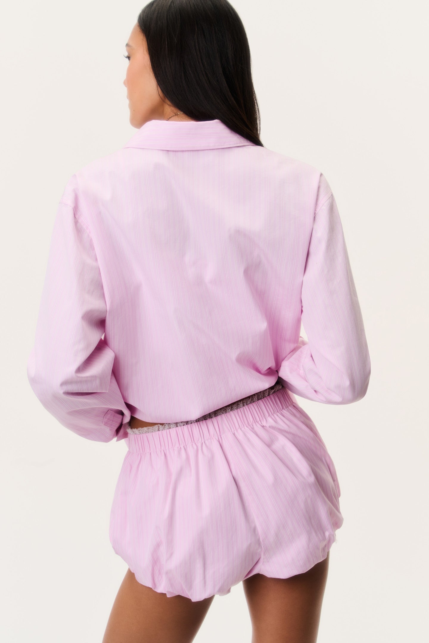 Sparrow Pinstripe Bloomer Shorts