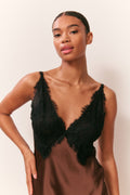 Iridia Dress - CHOCOLATE BROWN