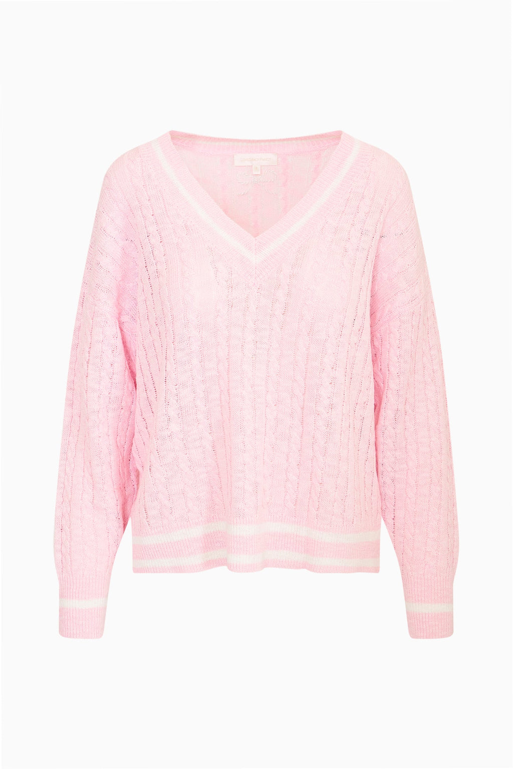Jessanna Linen-Cotton Cable Knit Pullover