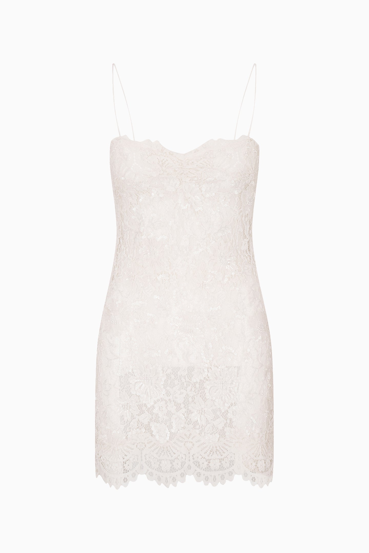 Jetta Sequin Lace Mini Dress