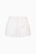 Jodine Eyelet Linen Shorts