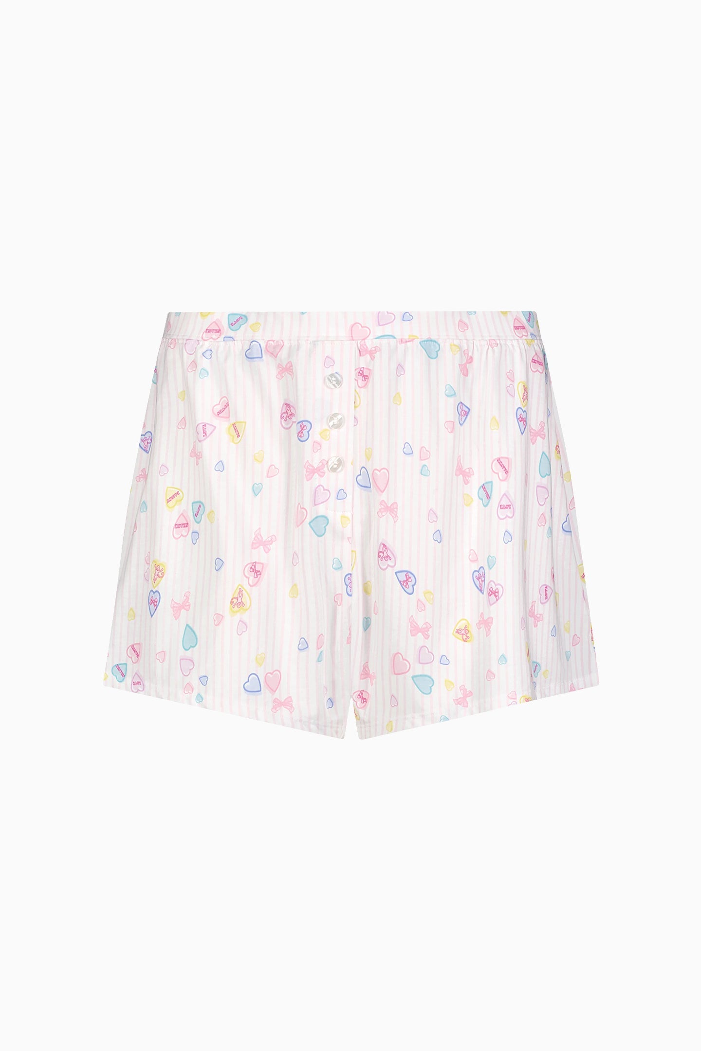 LoveShackFancy x Roller Rabbit Heart Stripe Jones Shortie