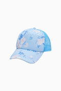 Joni Fragrance Print Trucker Hat - WHISPER BLUE