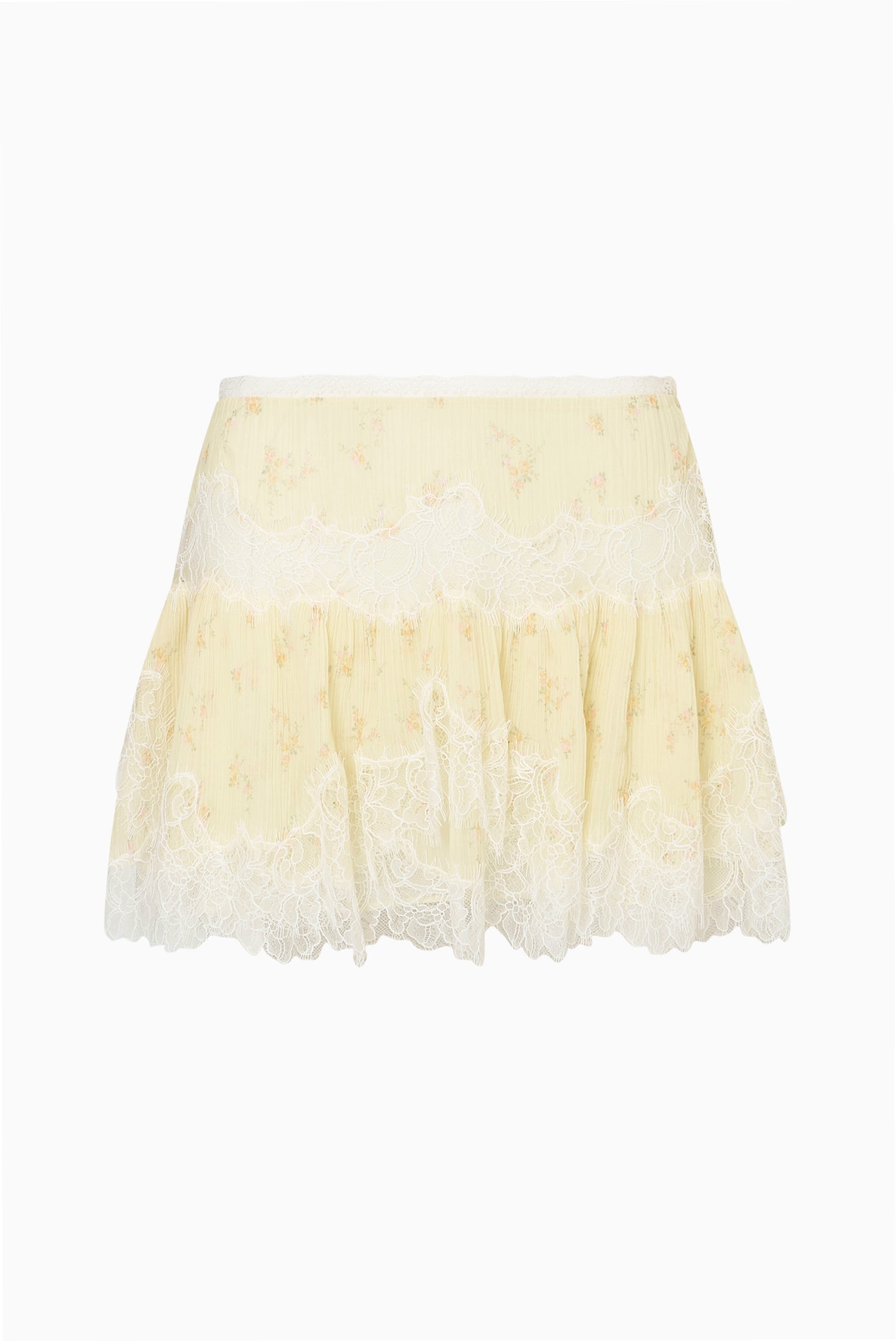 Kellison Cotton-Silk Mini Skirt