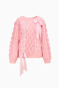 Kloss Alpaca-Blend Ribbon Pullover