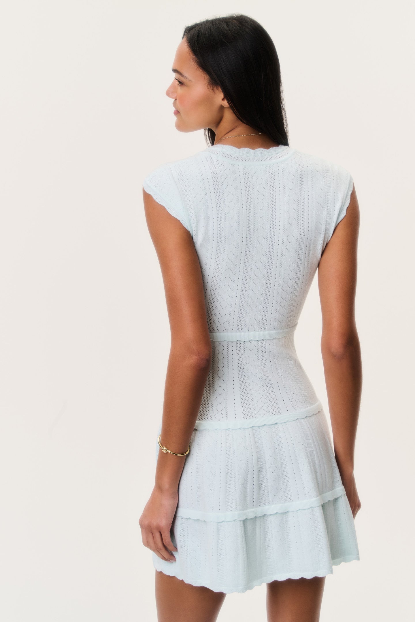 Laighton Stretch Pointelle Mini Dress