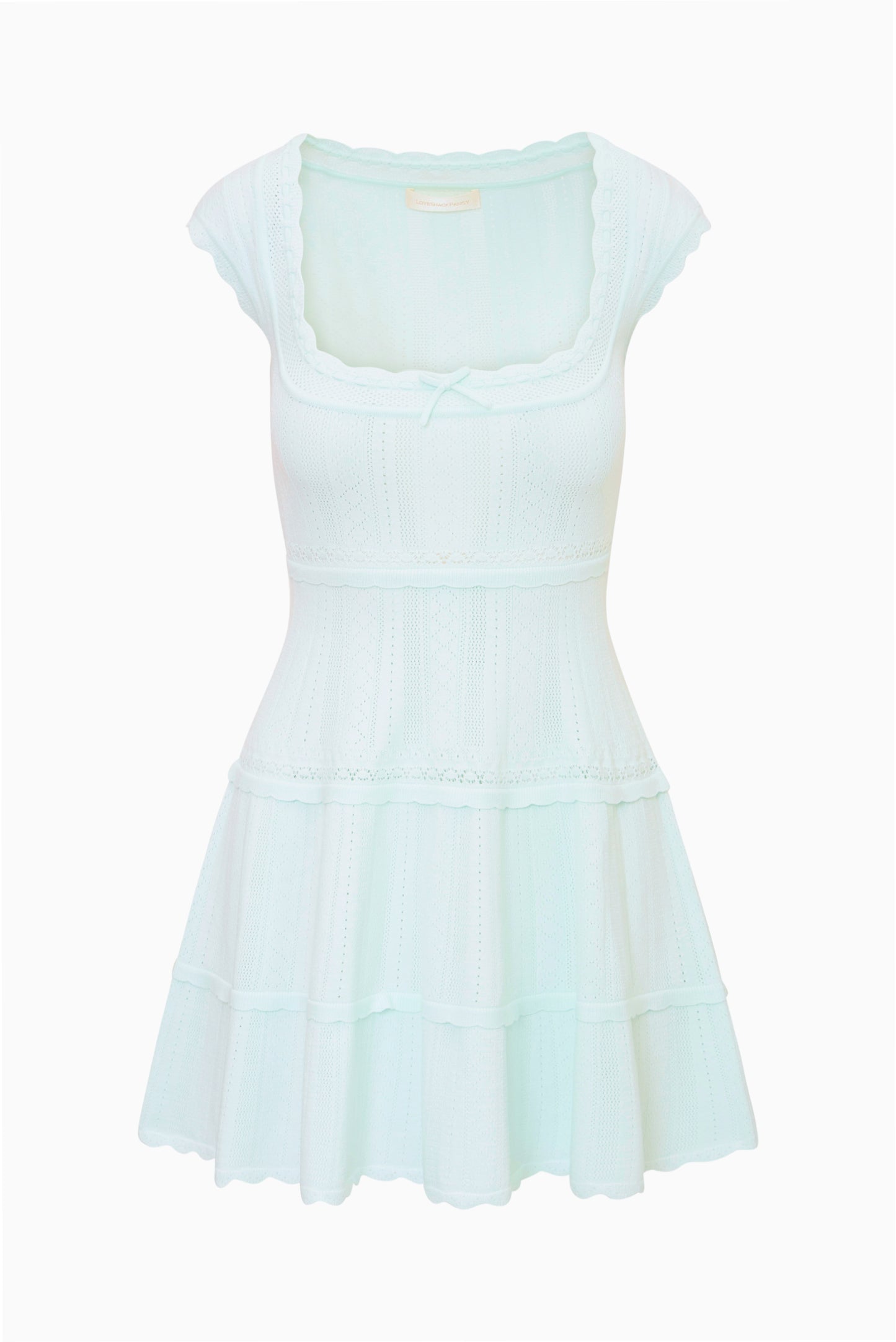 Laighton Stretch Pointelle Mini Dress
