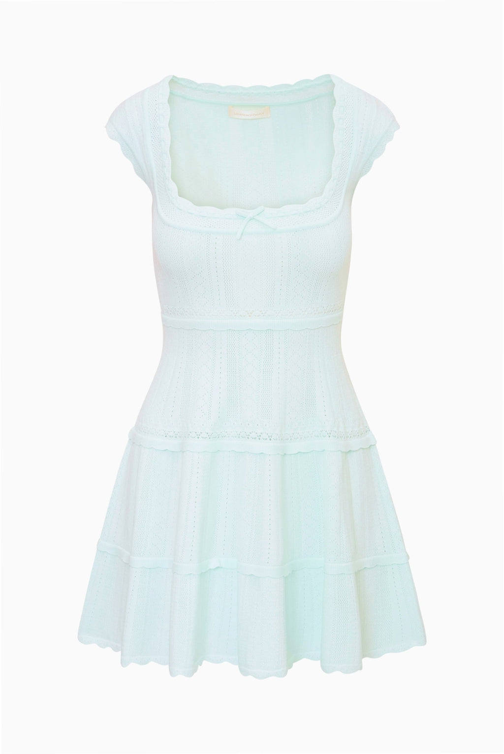 Laighton Stretch Pointelle Mini Dress - DUSTY LAGOON