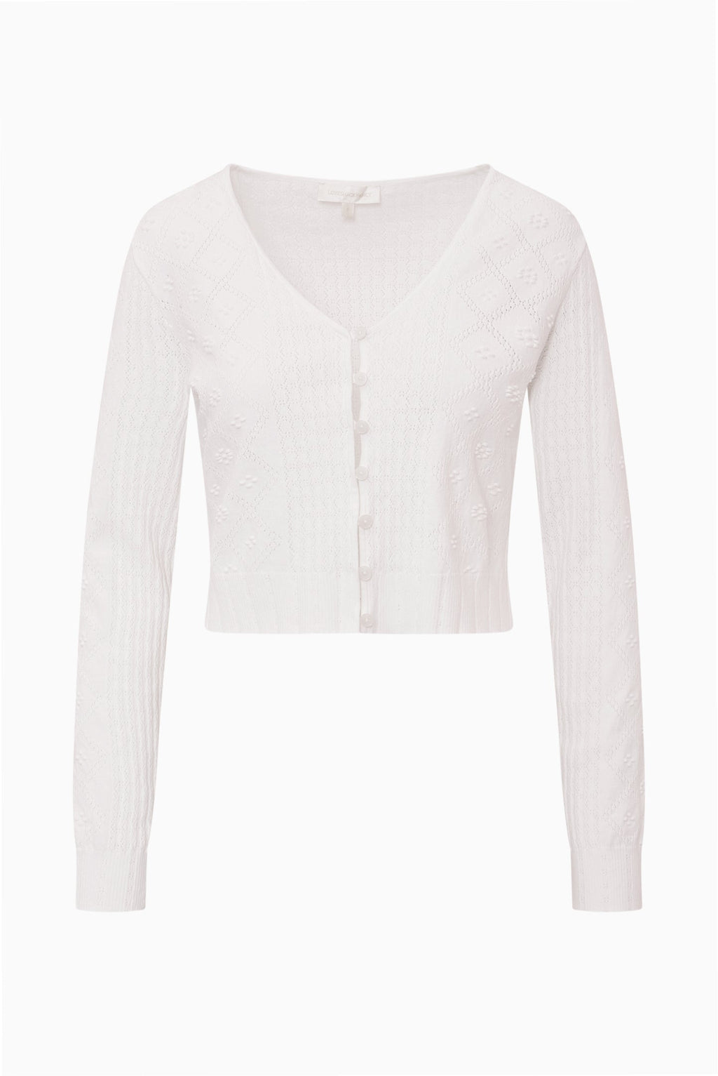 Laken Cotton Pointelle Cardigan