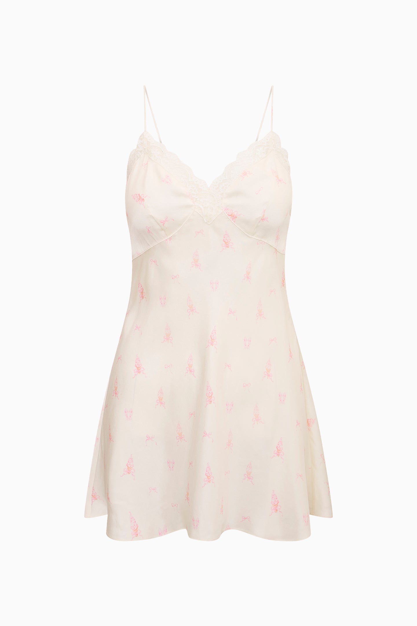 Vanilla Twirl Larinda Mini Slip Dress