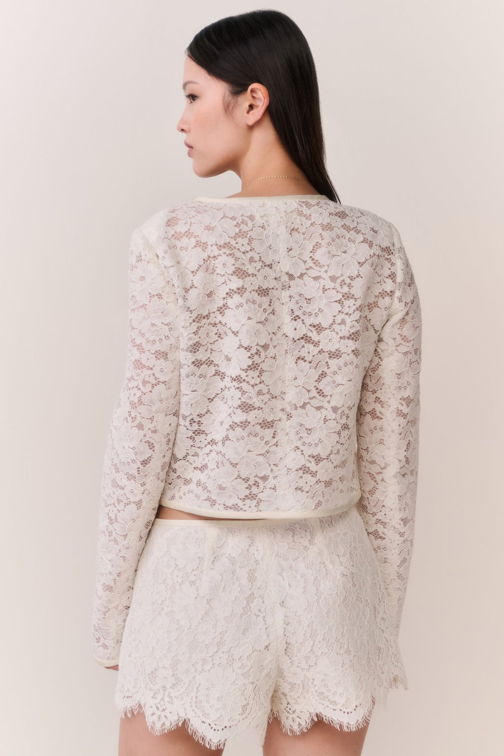 Lavendine Lace Mini Shorts
