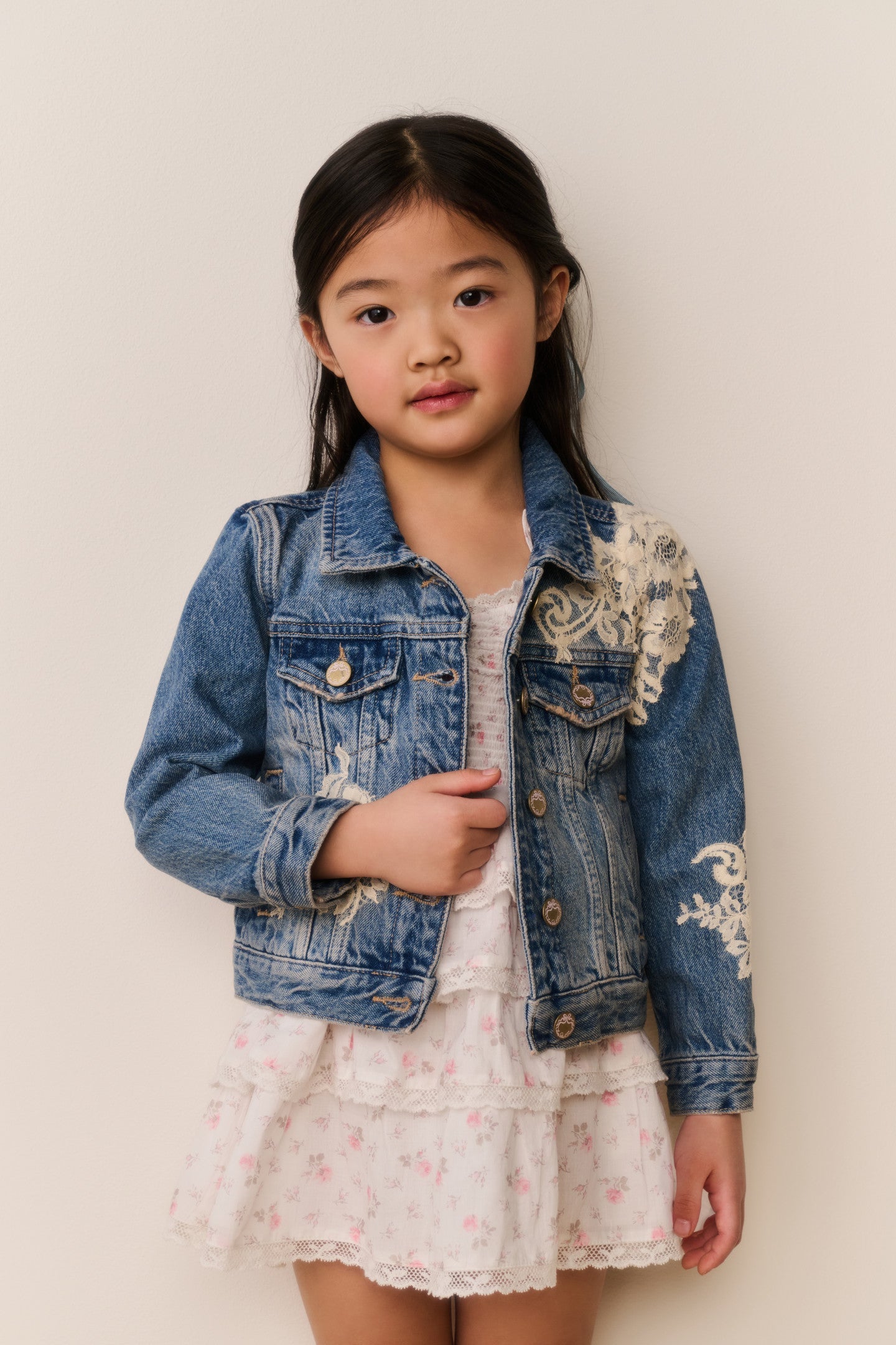 Little Girls Lavina Denim Jacket