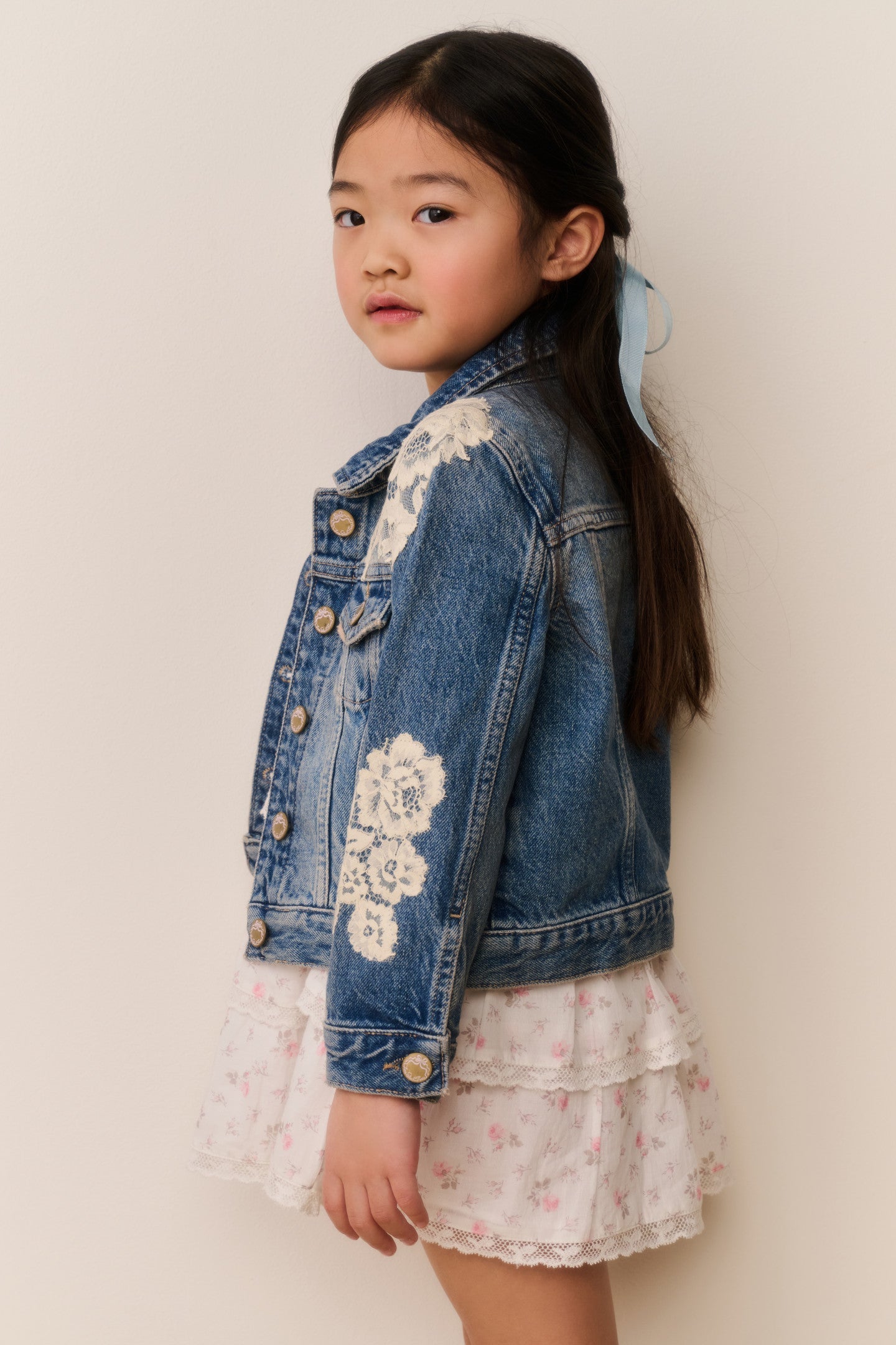 Little Girls Lavina Denim Jacket