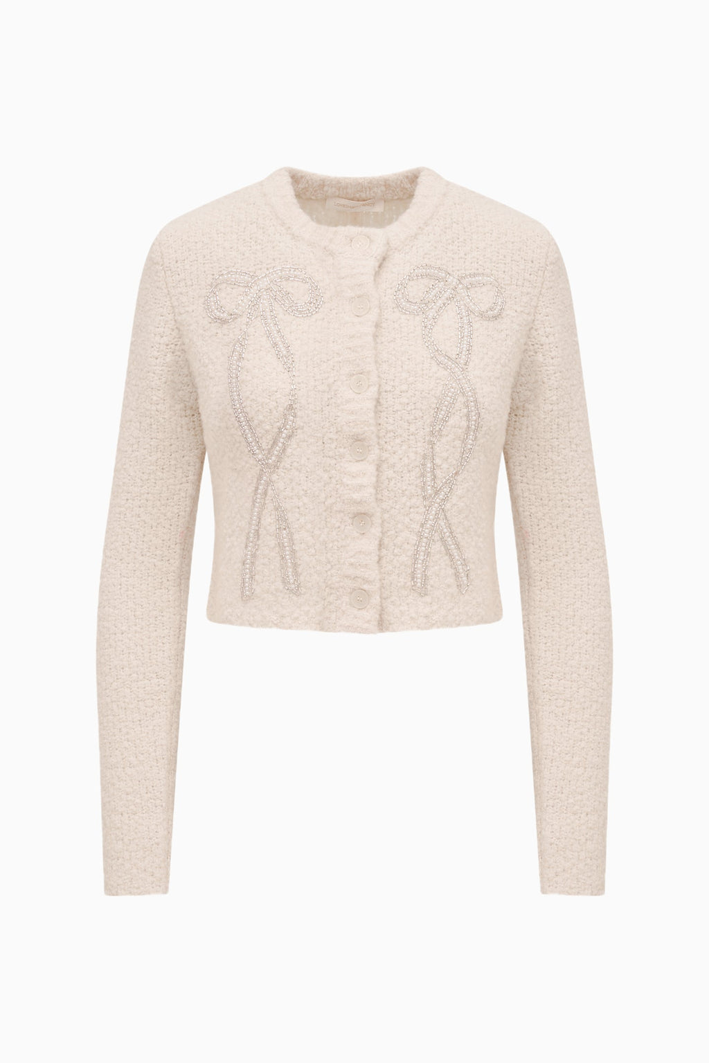 Leocadia Wool-Blend Embellished Cardigan