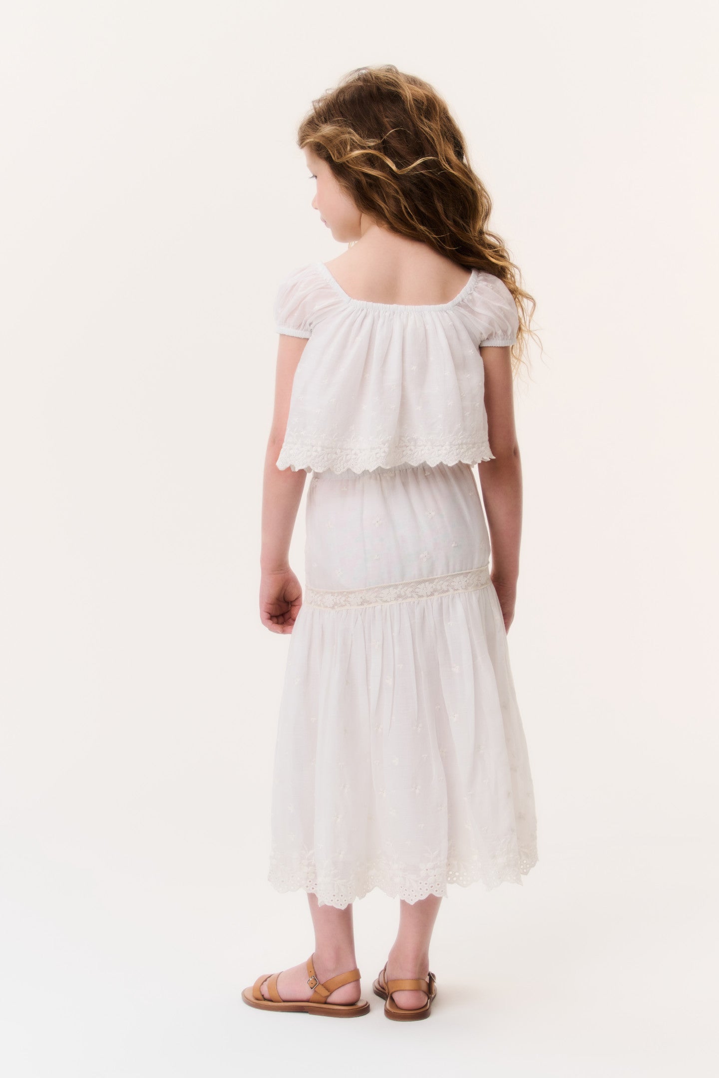 Little Girls Cotton Lace Leonna Top