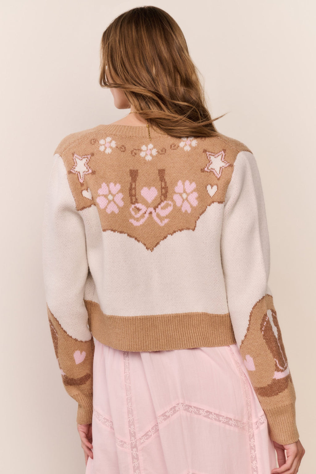 Leyah Wool-Blend Saddle Up Cardigan