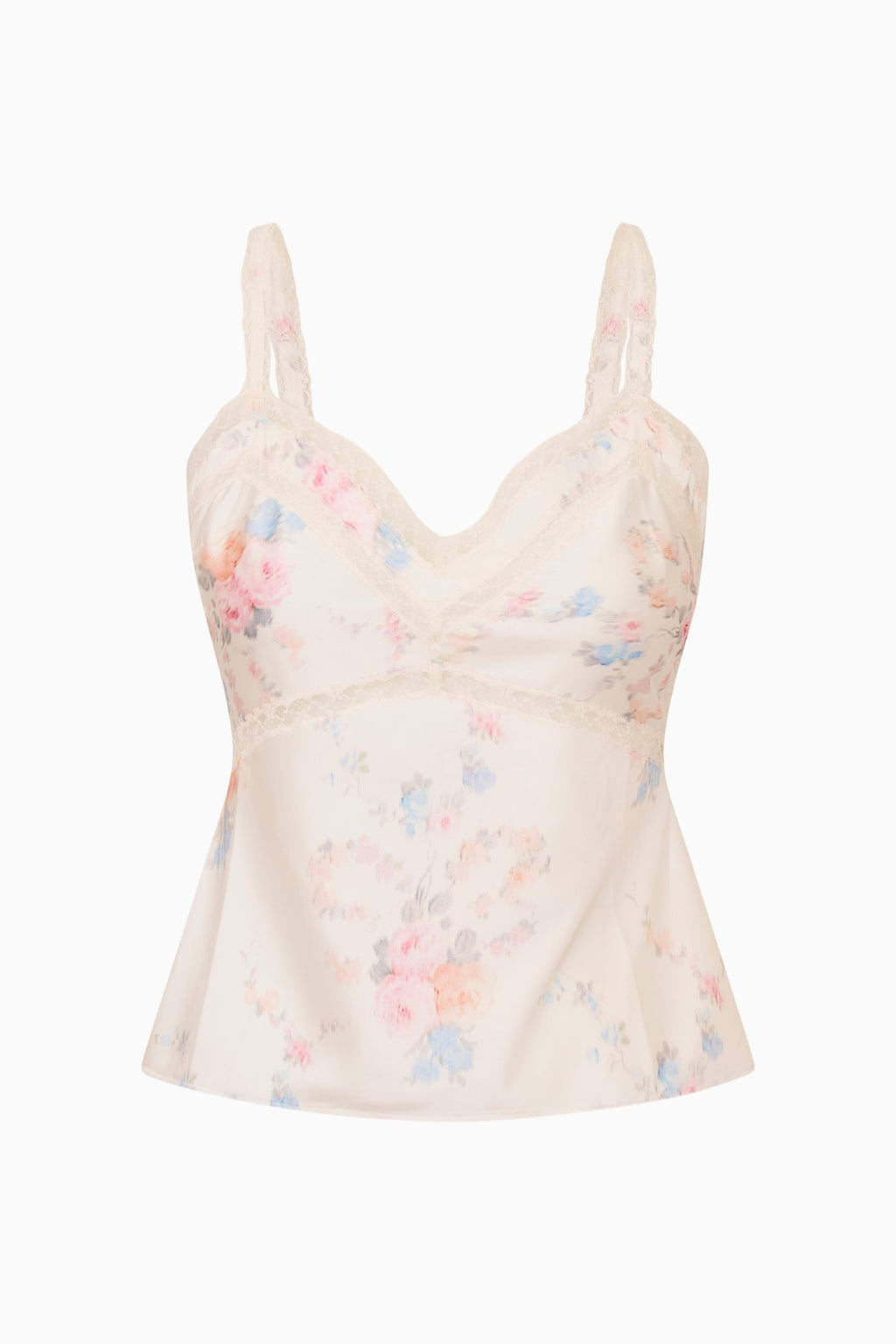 Lirena Floral Bow Print Cami Top