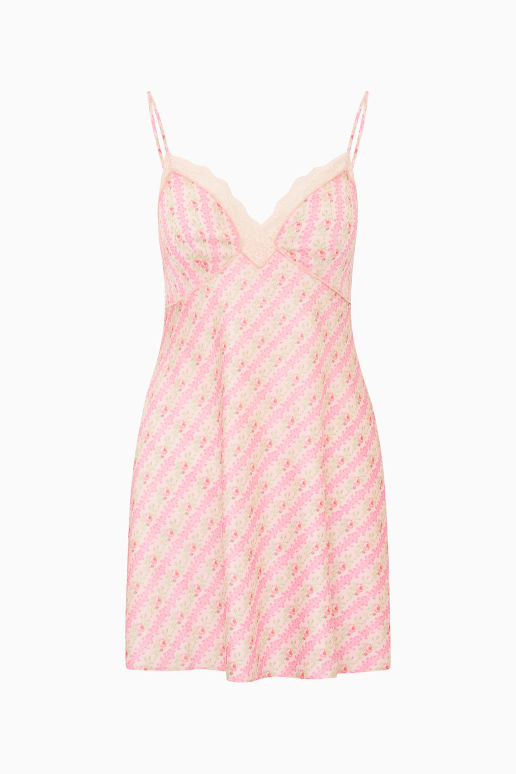 Lorinda Heirloom Print Mini Slip Dress