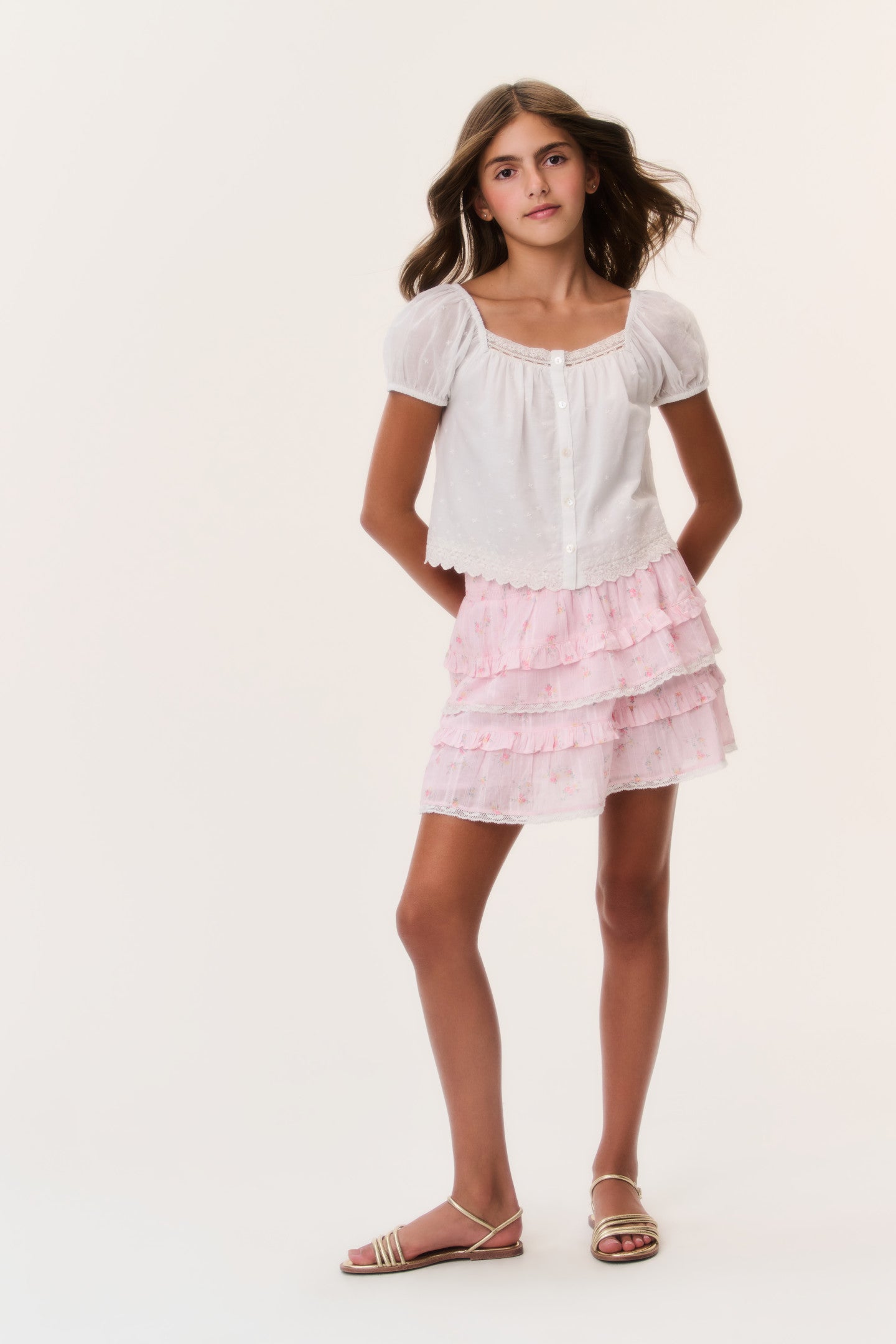 Tween Ditsy Floral Billie Skirt