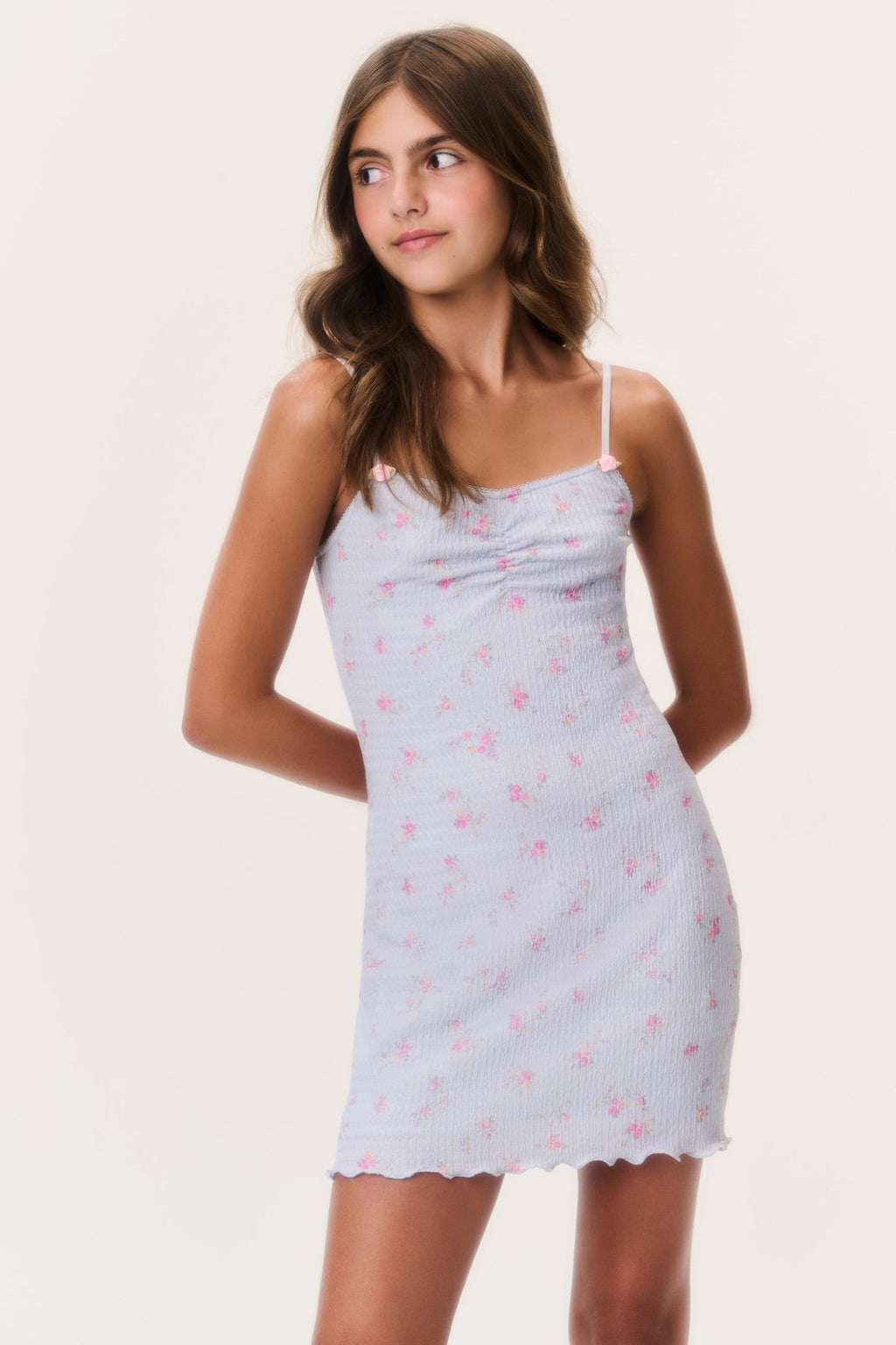 Tween Floral Jersey Langer Dress
