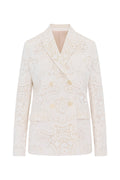 Luara Cotton Doiley Lace Blazer