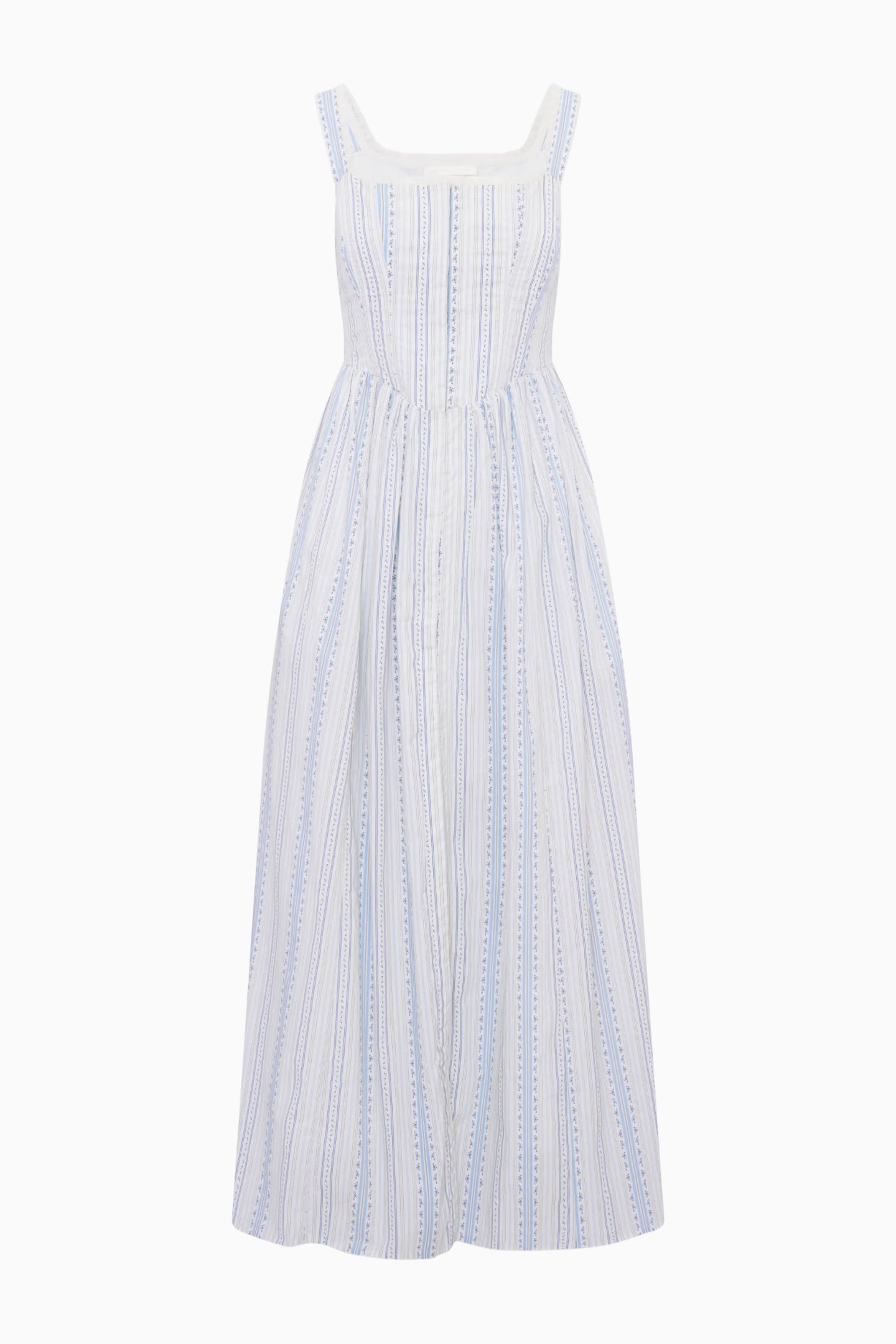 Majory Cotton Bustier Midi Dress