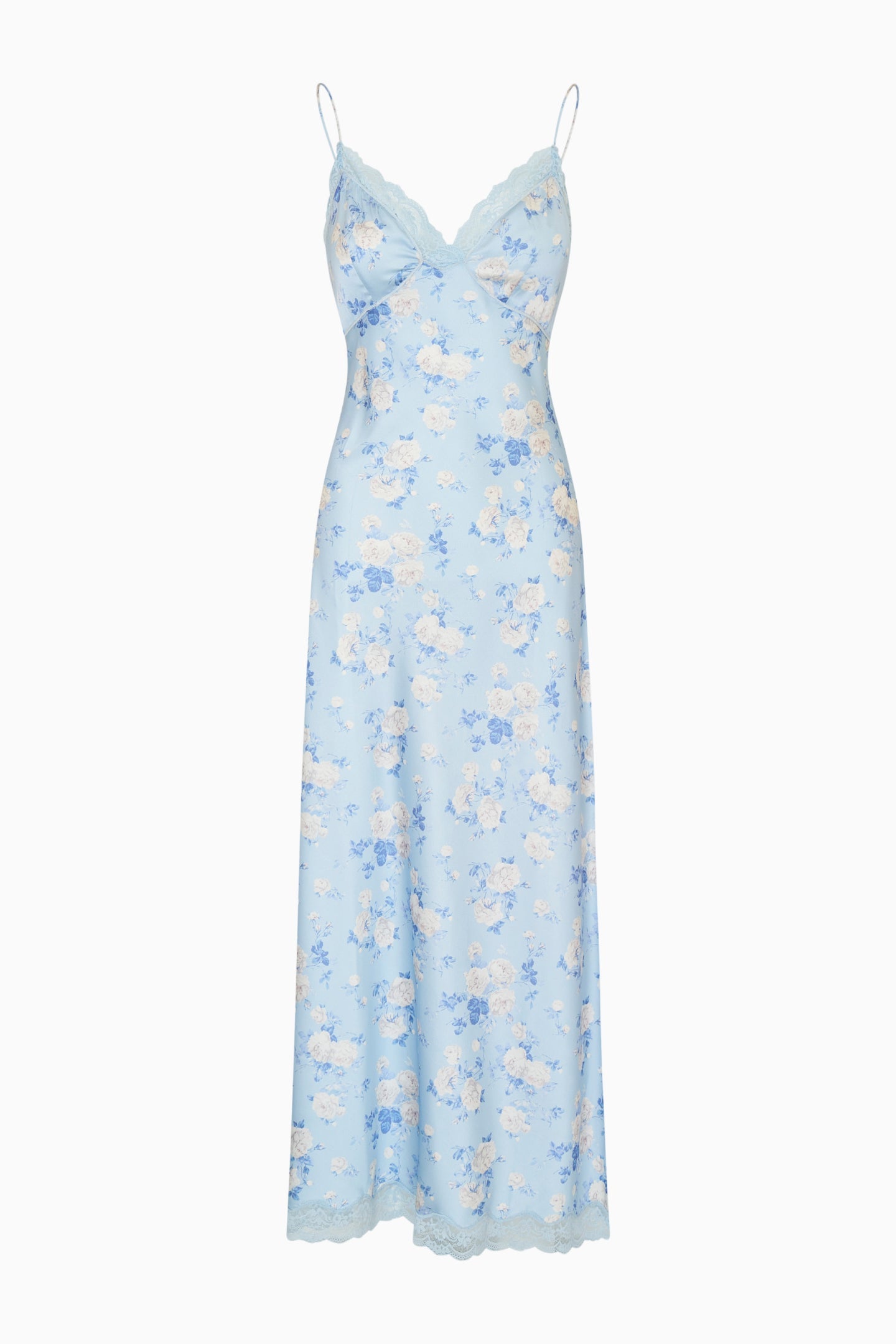 Manuela Heirloom Print Maxi Slip Dress