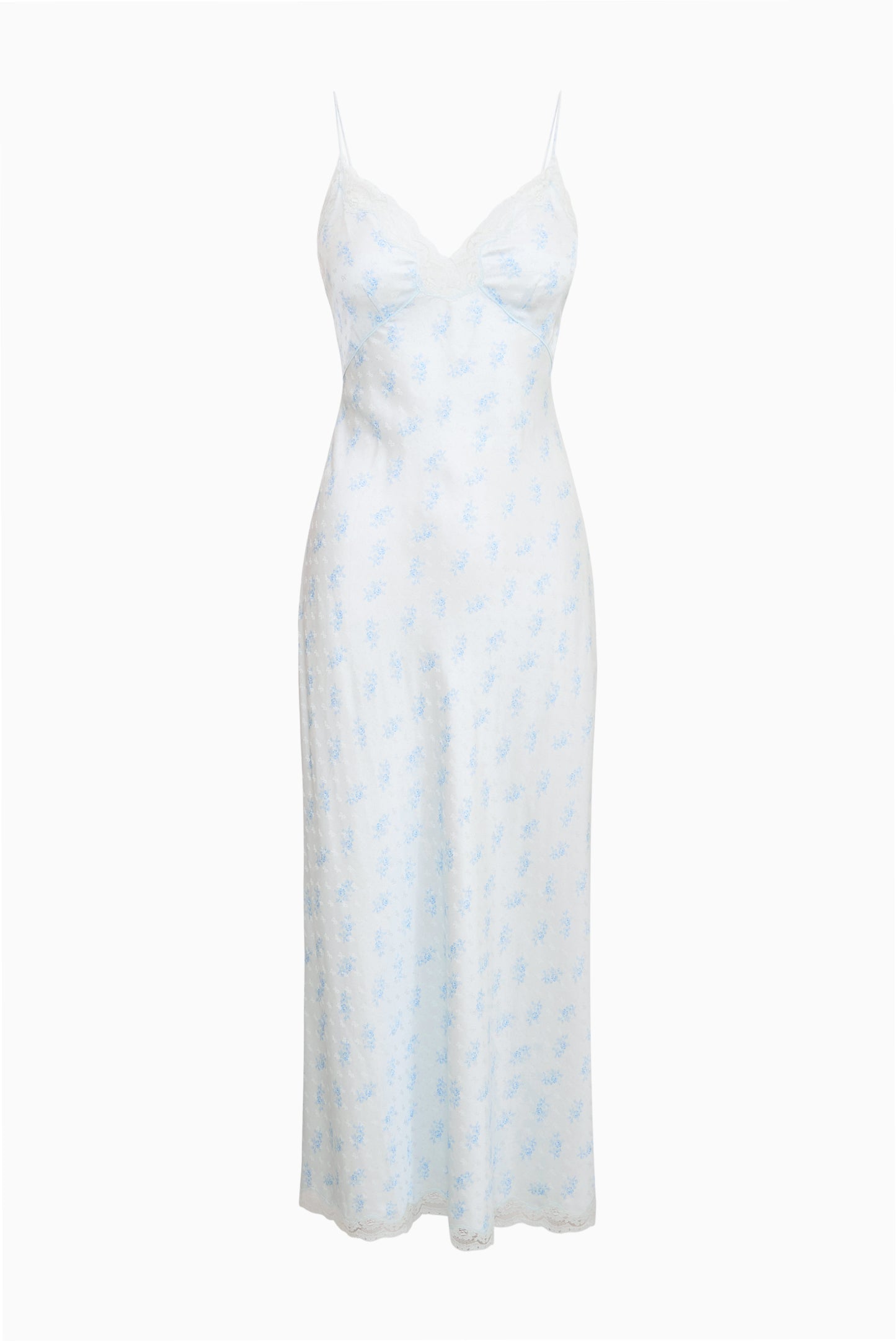 Manuela Silk-Blend Maxi Slip Dress