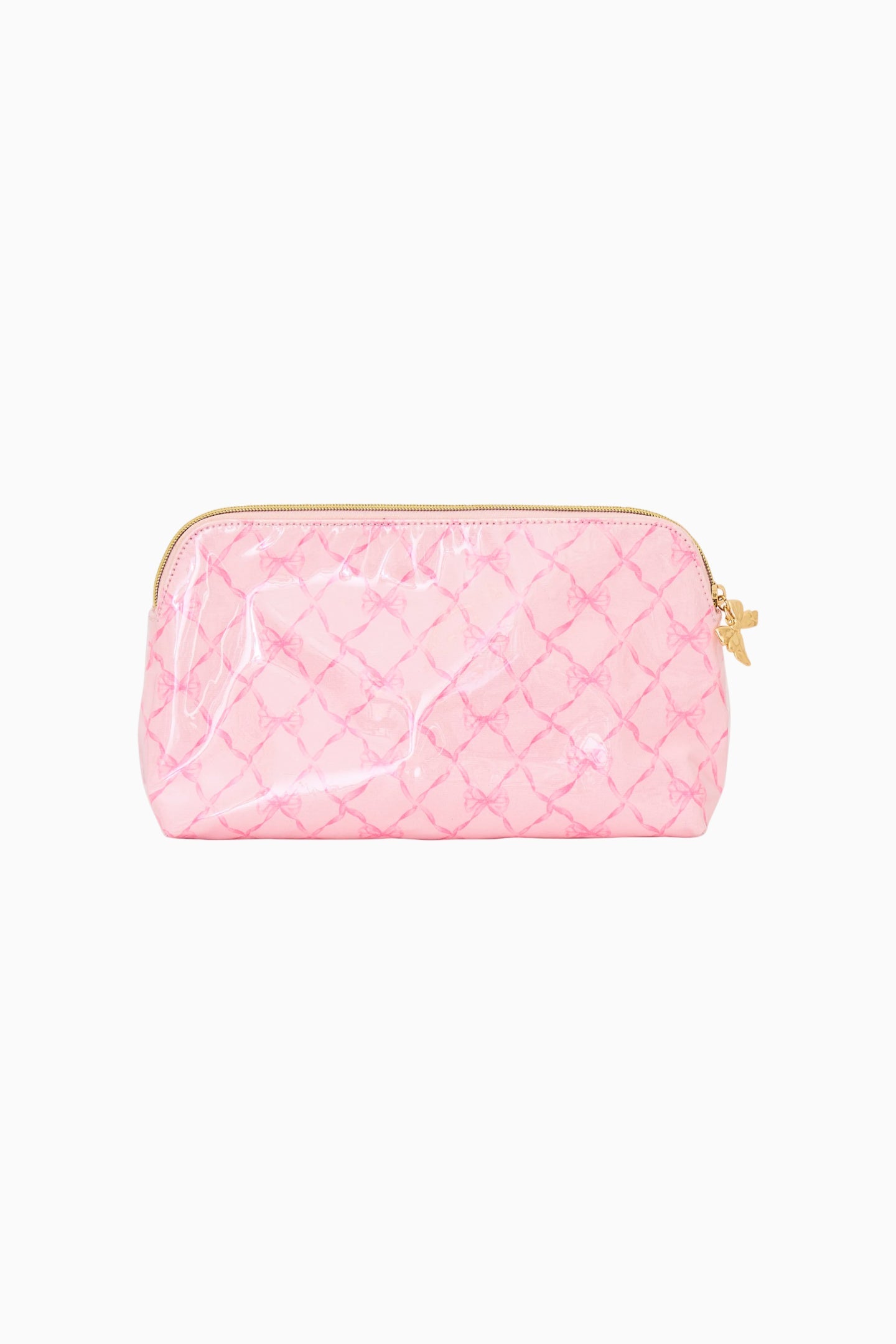 Printed Medium Travel Pouch - PINK PEPPERMINT