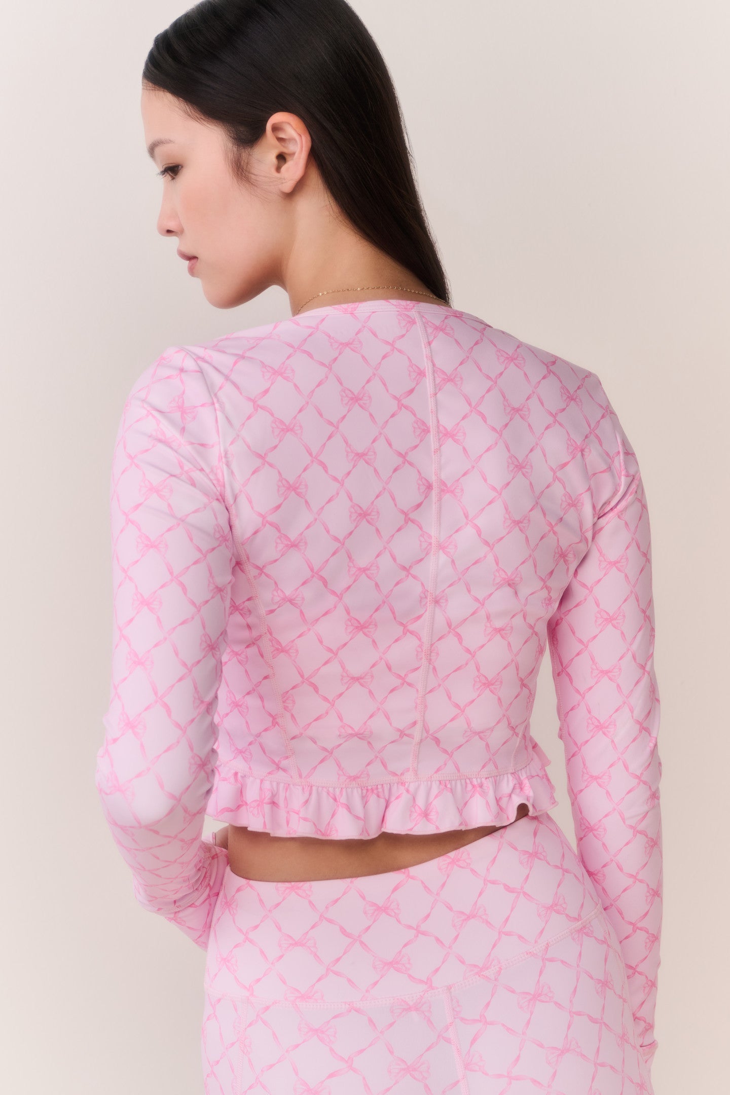 Medway Printed Zip-Up Active Top