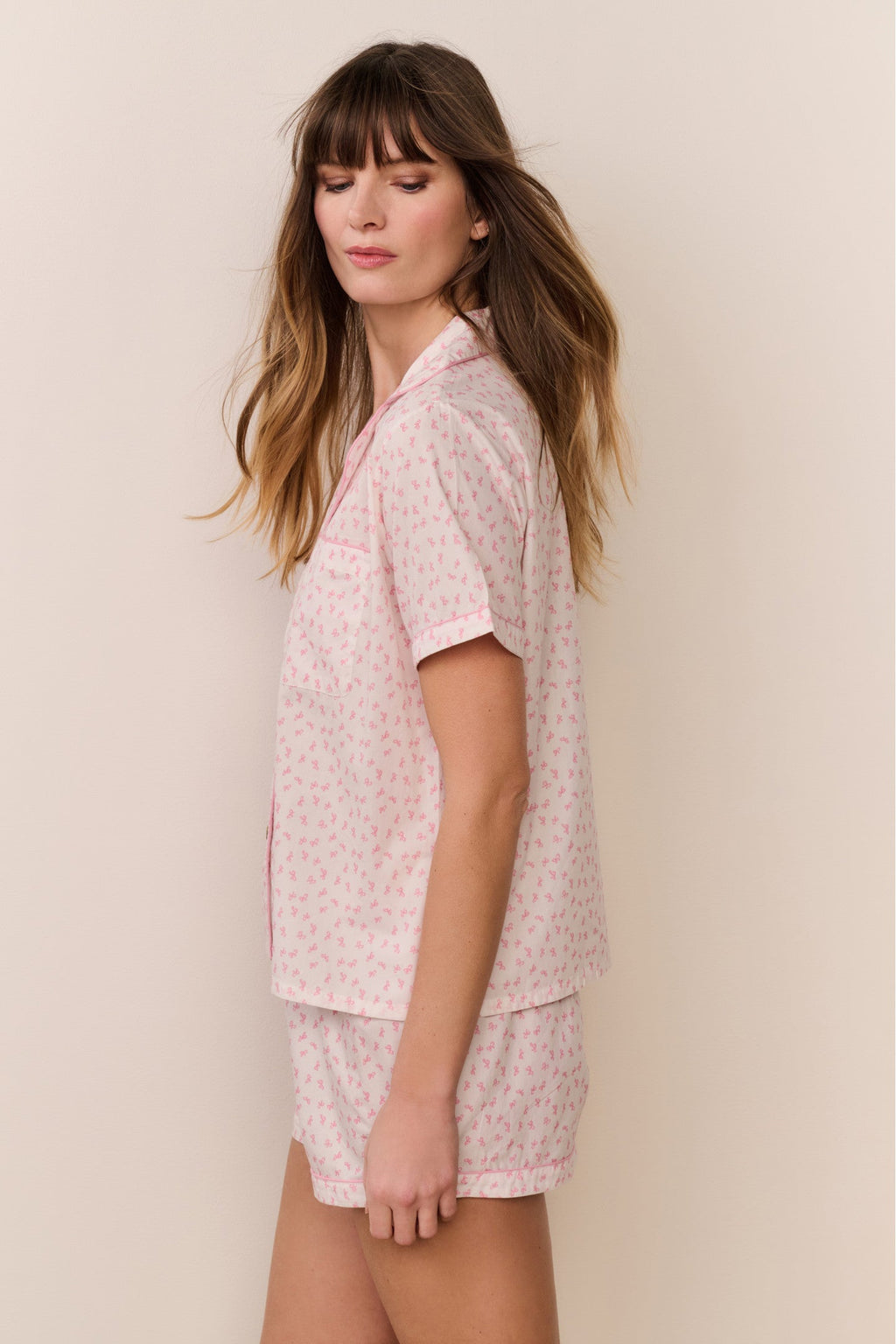 Midnight Haze Polo PJ Short Set