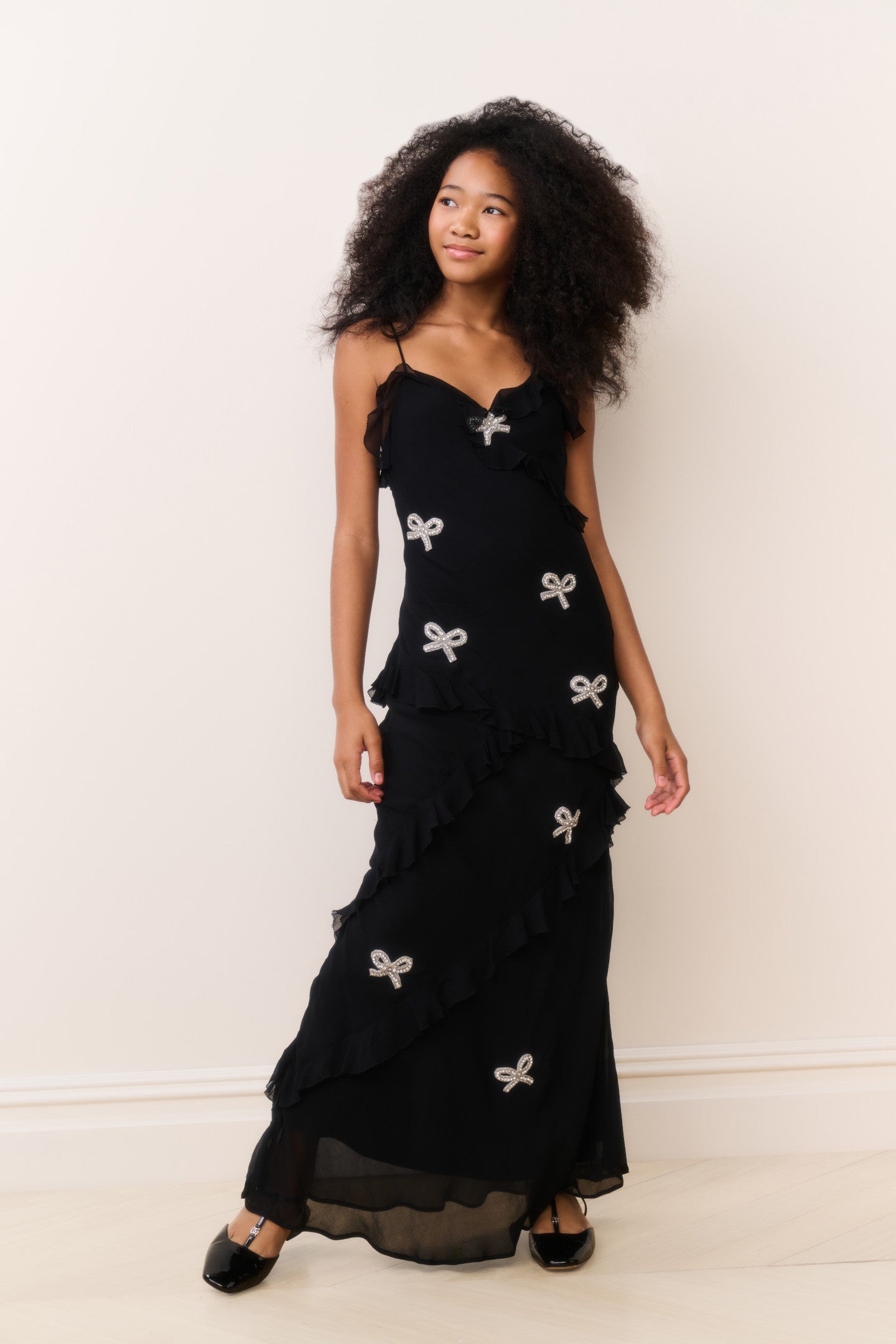 Tween Mini Rialto Crystal Bow Dress