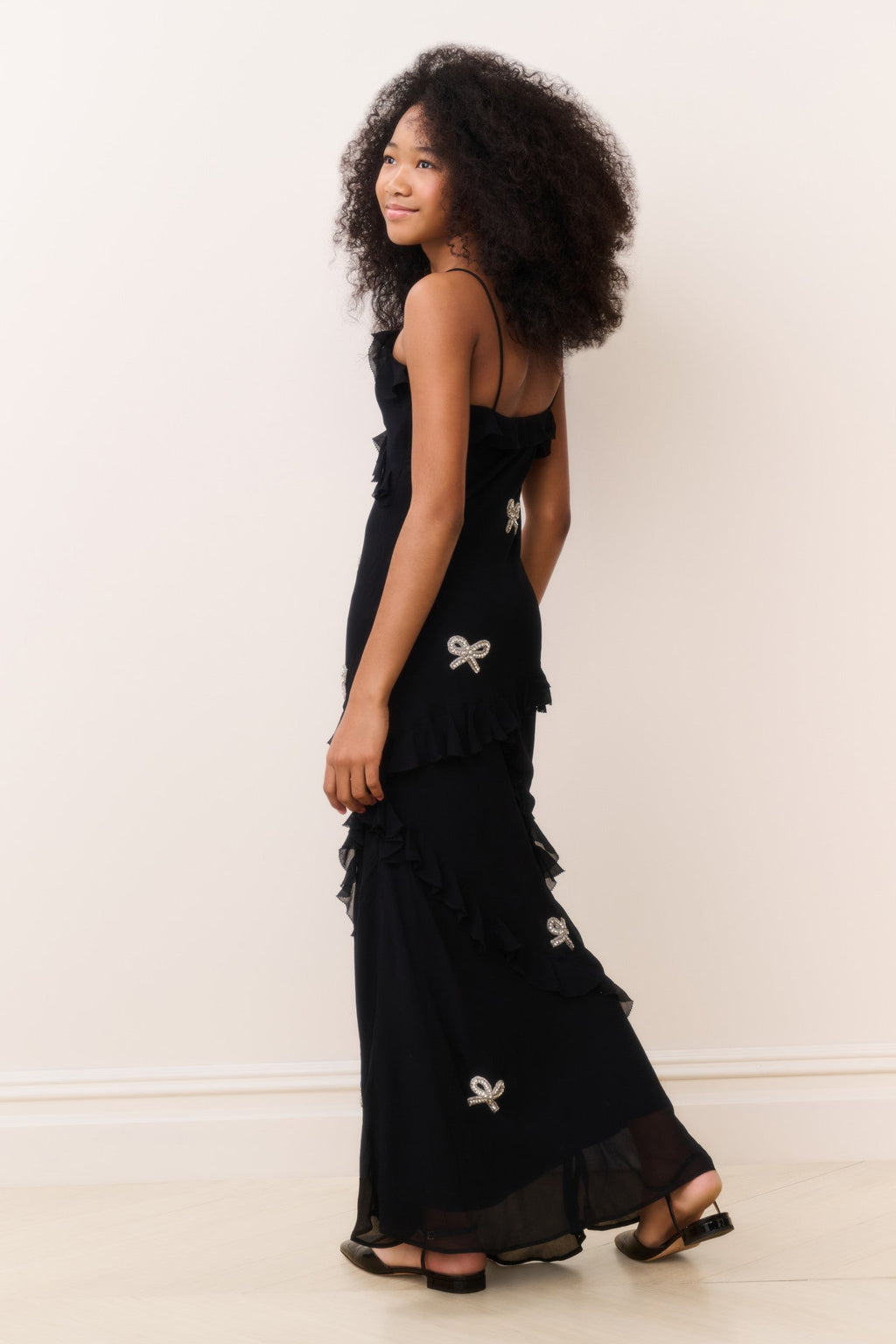 Tween Mini Rialto Crystal Bow Dress