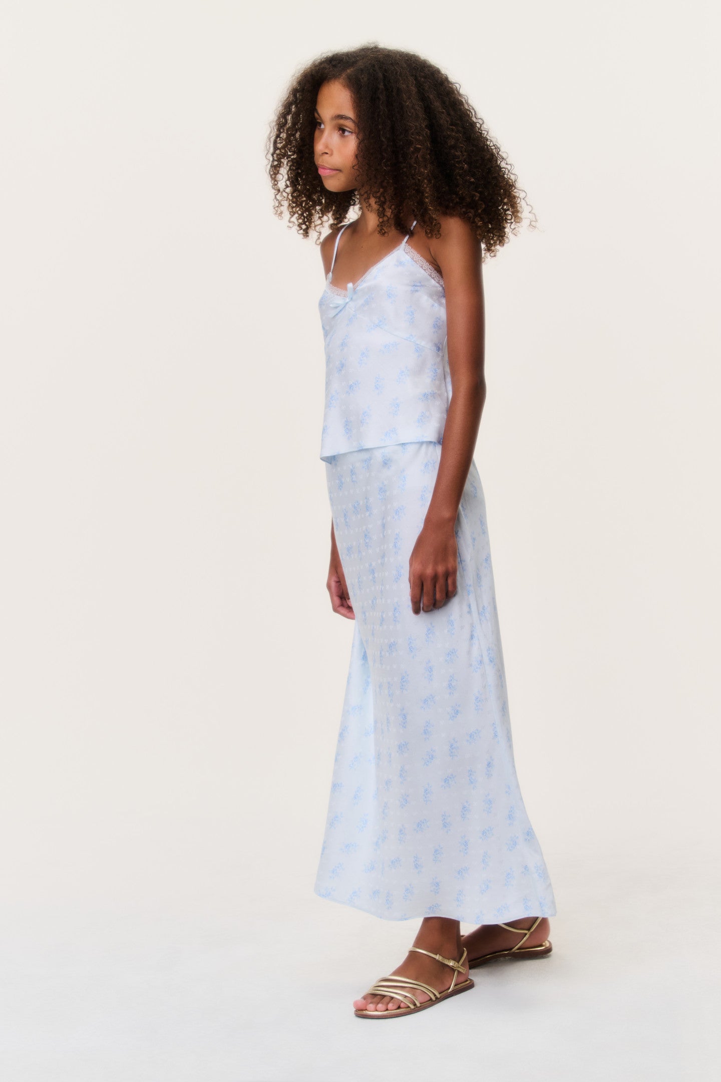Tween Silk-Blend Kalo Skirt