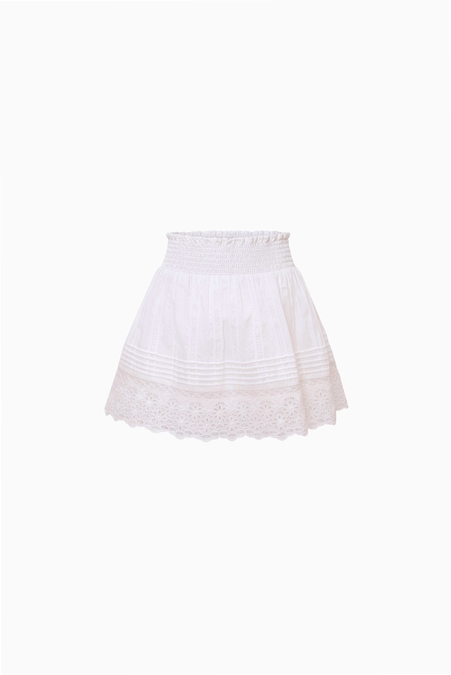 Little Girls Mini Sani Skirt - OPTIC WHITE