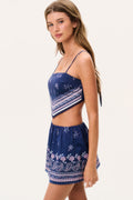 Jonie Bandana Print Mini Skort