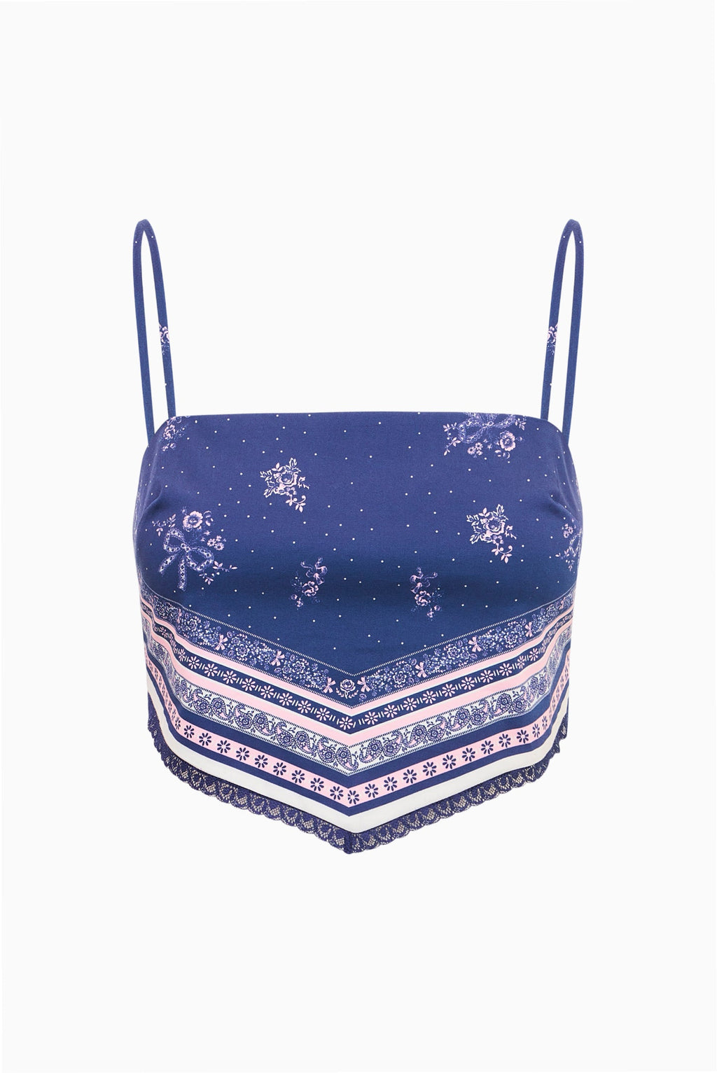Mollie Bandana Print Scarf Top