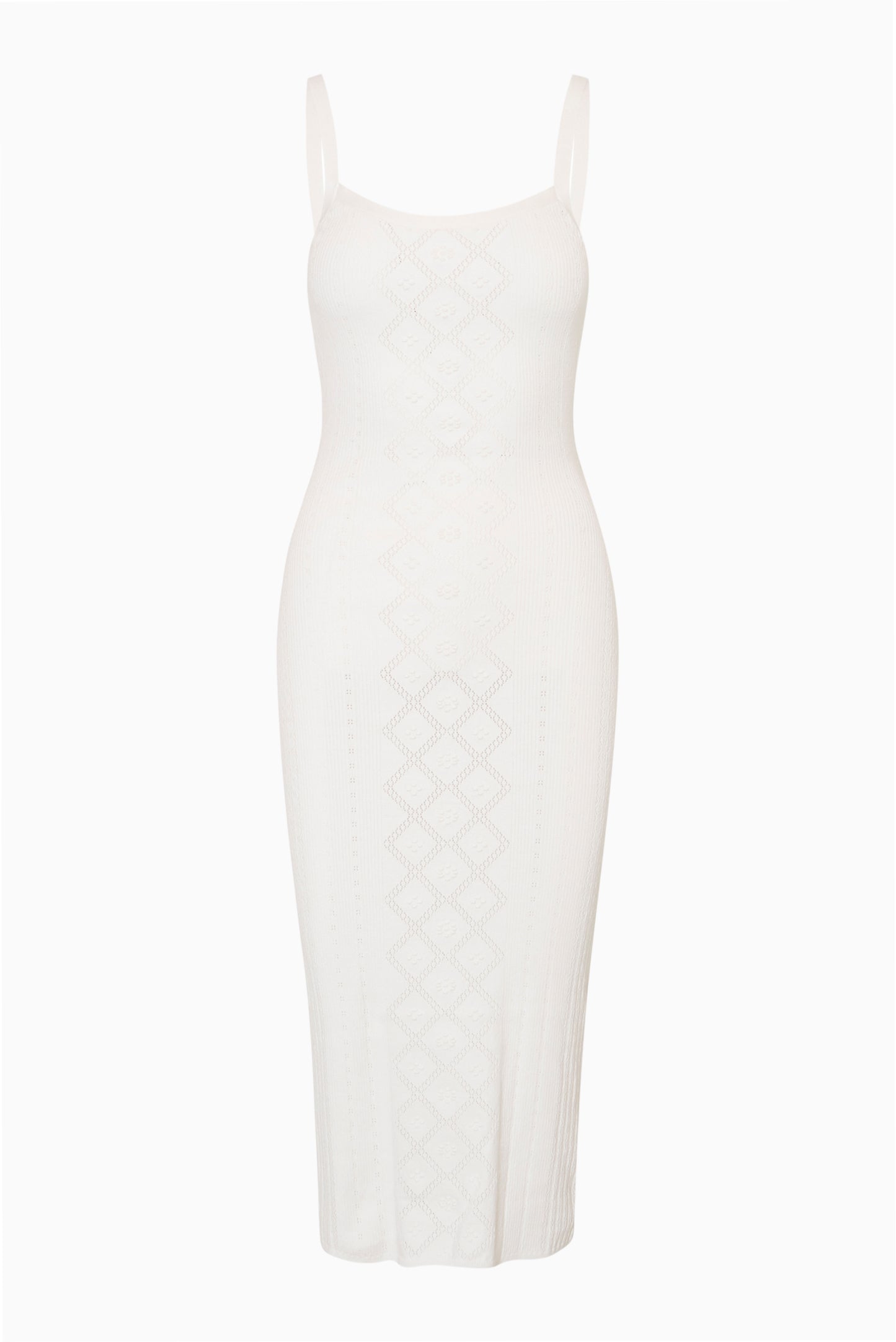 Opalina Cotton Pointelle Midi Dress