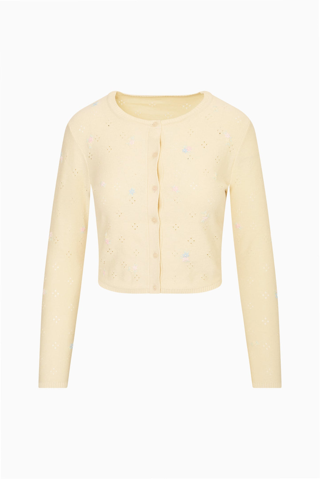 Paelynn Embroidered Floral Cardigan