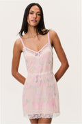 Nouvelle Embroidered Butterfly Mini Dress
