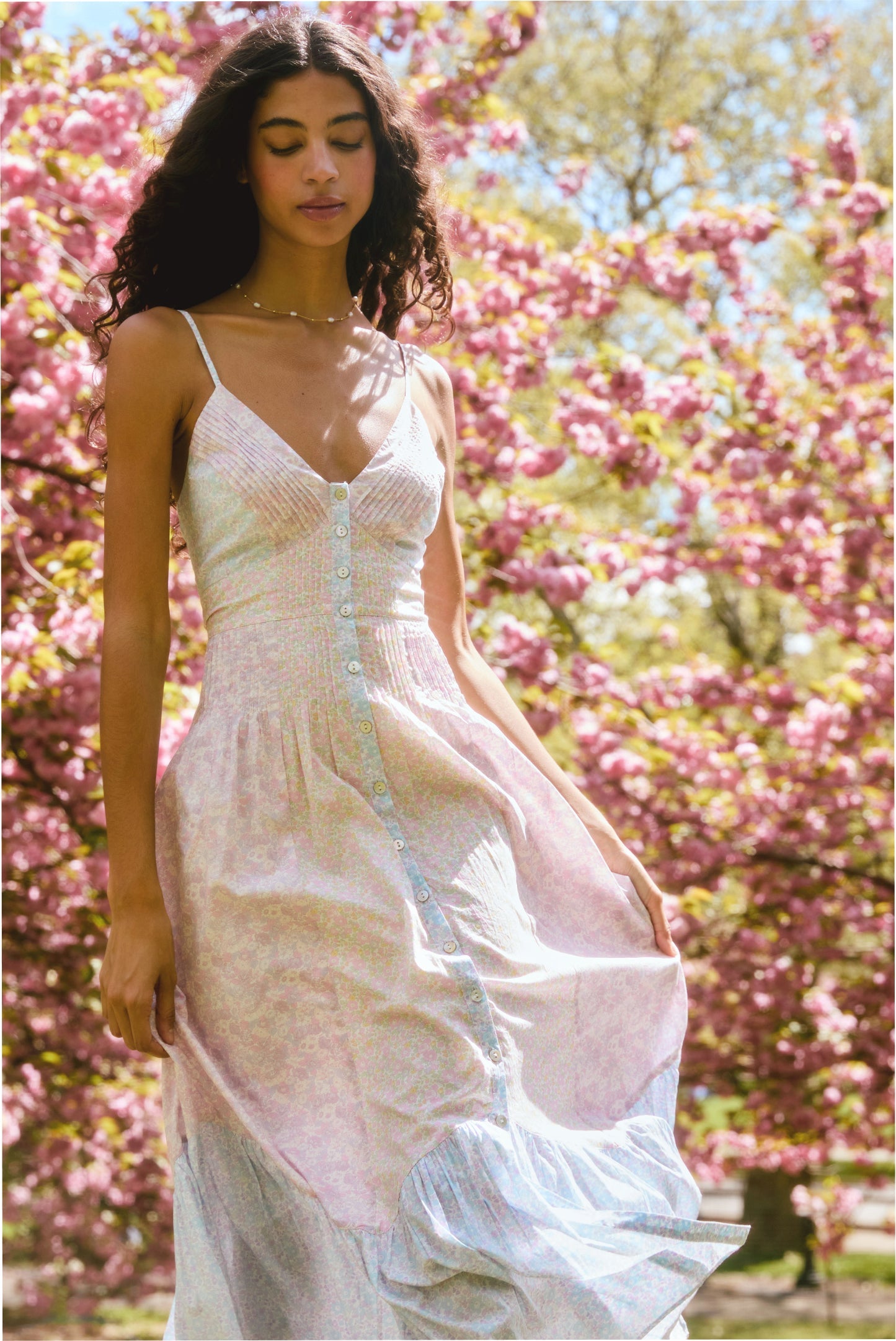 Made With Liberty Fabrics Esilda Maxi Dress